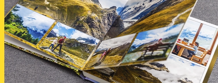 Kovakantinen valokuva-albumi